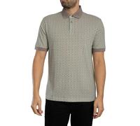 Armani Exchange All Over Print Polo Shirt, Cream - M