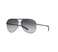 Armani Exchange Unisex Sunglass AX2002 - Frame color: Shiny Gunmetal & Black, Lens color: Gradient Grey Polarized