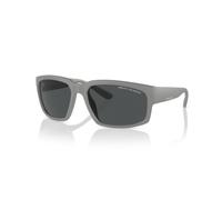 Armani Exchange Man Sunglass AX4142SU - Frame color: Matte Grey, Lens color: Dark Grey