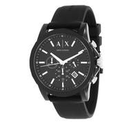 Armani Exchange AX1326 Outerbanks Black Rubber Chronograph Multi Dial Watch