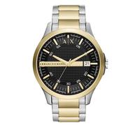 Armani Exchange Watch For Men, Quartz Movement and 46mm Case Size with Stainless steel, Leather or Silicone strap