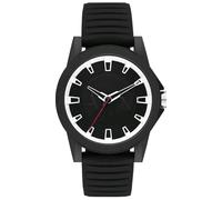 Armani Exchange Watch for Men, Three Hand Movement, 44 mm Black Nylon Case with a Rubber Strap, AX2520
