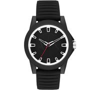 Armani Exchange Watch for Men, Three Hand Movement, 44 mm Black Nylon Case with a Rubber Strap, AX2520