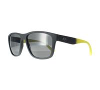 Armani Exchange Man Sunglass AX4135S - Frame color: Matte Grey, Lens color: Grey Mirror Silver