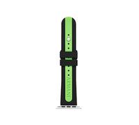 Armani Exchange Men's Silicone Band for Apple Watch®, Custom fit for 42/44/45mm with single button stud closure