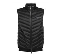 ARMANI EXCHANGE Black Gilet Vest Feather Padding AX Logo With Pouch Size M BNWT