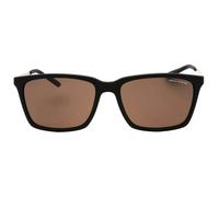 Armani Exchange Brown Lens Matte Black Sunglasses - One Size