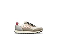 Armani Exchange Men's Drop Sneaker, R.Cash+Off WHT+OR.FL, 10 UK
