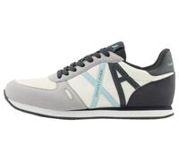 Armani Exchange Men's Rio, Essential, Side Logo Sneaker, Navy Op White, 7.5 UK