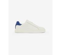 Armani Exchange Essential Leather Shoes White Blue - 45