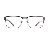 Armani Exchange Glasses Frames AX1019 6001 Matte Brown Mens