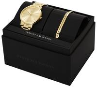 Armani Exchange Gold- Tone Stainless Steel Bracelet Watch