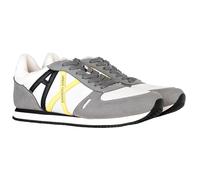 Armani Exchange Grey Logo Trainers, Gray, 9 UK