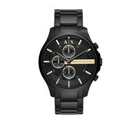 Armani Exchange Mens Hampton Chronograph Black Bracelet Watch AX2164
