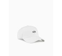 Armani Exchange Hat with Logo, White, One Size
