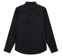 ARMANI EXCHANGE Jacquard Monogram Logo Black Shirt