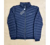 Armani Exchange Jeans Quilted Down Padded Jacket Zip up Navy Blue Italy Designer