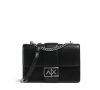 Armani Exchange Women Jodie, Sustainable, Chain Strap Crossbody, Black, One Size