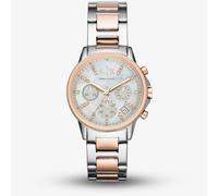 Armani Exchange Lady Banks Womens Quartz Watch with Silver Dial and Silver Stainless Steel Bracelet AX4331