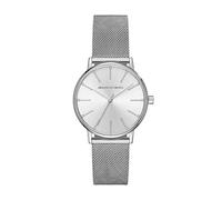 Armani Exchange Ladies Watch with Stainless Steel Mesh Bracelet Silver