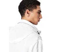 Armani Exchange Lightweight Zip-up Hooded Windbreaker Jacket Windbreaker, White