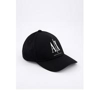 Armani Exchange Mens Large A|X Logo Baseball Cap - Black Beauty UC001