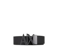 Armani Exchange logo-buckle belt - Black 75-80