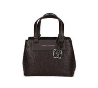 Armani Exchange logo-embossed tote bag - Brown OS