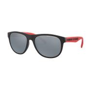Armani Exchange Man Sunglass AX4096S - Frame color: Matte Black, Lens color: Mirror Silver Polar