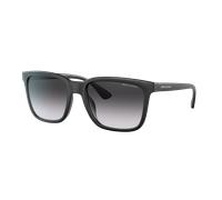 Armani Exchange Man Sunglass AX4112SU - Frame color: Matte Black, Lens color: Grey Gradient Blue