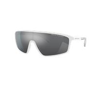 Armani Exchange Man Sunglass AX4119S - Frame color: Matte White, Lens color: Grey Mirror Silver