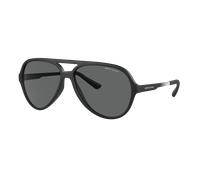 Armani Exchange Man Sunglass AX4133S - Frame color: Matte Black, Lens color: Dark Grey