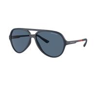 Armani Exchange Man Sunglass AX4133S - Frame color: Matte Blue, Lens color: Dark Blue