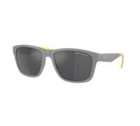Armani Exchange Man Sunglass AX4135S - Frame color: Matte Grey, Lens color: Grey Mirror Silver