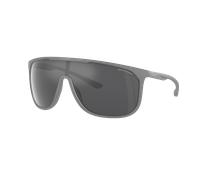 Armani Exchange Man Sunglass AX4137SU - Frame color: Matte Grey, Lens color: Grey Mirror Silver