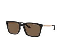 Armani Exchange Man Sunglass AX4138S - Frame color: Matte Black, Lens color: Dark Brown