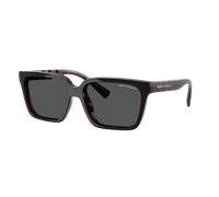 Armani Exchange Man Sunglass AX4147S - Frame color: Shiny Transparent Brown, Lens color: Dark Grey
