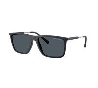 Armani Exchange Man Sunglass AX4160S - Frame color: Matte Blue, Lens color: Dark Grey