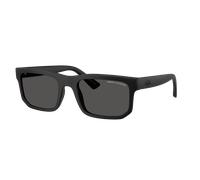 Armani Exchange Man Sunglass AX4165S - Frame color: Matte Black, Lens color: Dark Grey