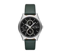 Armani Exchange Men Analog Quartz Watch with Leather Strap AX1883