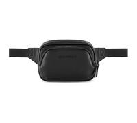 Armani Exchange Men Madrid, Sustainable, Embossed Logo Waistbag, Black, One Size