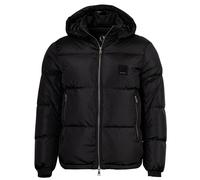 Armani Exchange Men’s Down Puffer Jacket Hooded Quilted, Zip Front, Blue/Black
