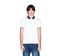Armani Exchange Men's 3D Embroidered Logo Back Collar Logo Polo Shirt (Pack of 1)