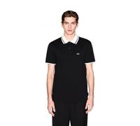 Armani Exchange Men's 3D Embroidered Logo Back Collar Logo Polo Shirt (Pack of 1)