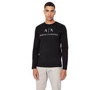 Armani Exchange Men's A|x Armani Exchange Long Sleeve Logo Crewneck T-Shirt T-Shirt