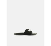 Armani Exchange Mens A|X Logo Sliders - Black/Optical White S277 - Black/Optical White S277 - UK8 EU42 US9