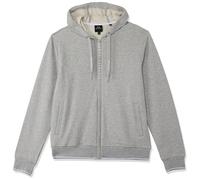 Armani Exchange Men's A|x Men's Logo Zip Full Zip Hooded Sweatshirt - Grey - L