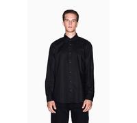Armani Exchange Men's All Over Monogram Shirt Black | Size: Large Armani Exchange Black L