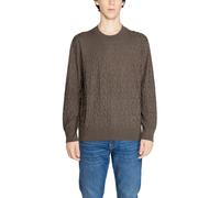 Armani Exchange Mens AllOver Logo Sweater 6H1M21 1J6MZ - Green Cotton - Size Medium