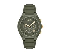 Armani Exchange Men's Analog Quartz Watch with Silicone Strap AX4169